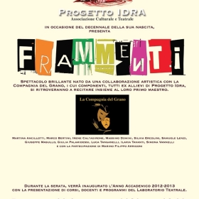 Frammenti (per il decennale di Progetto Idra)